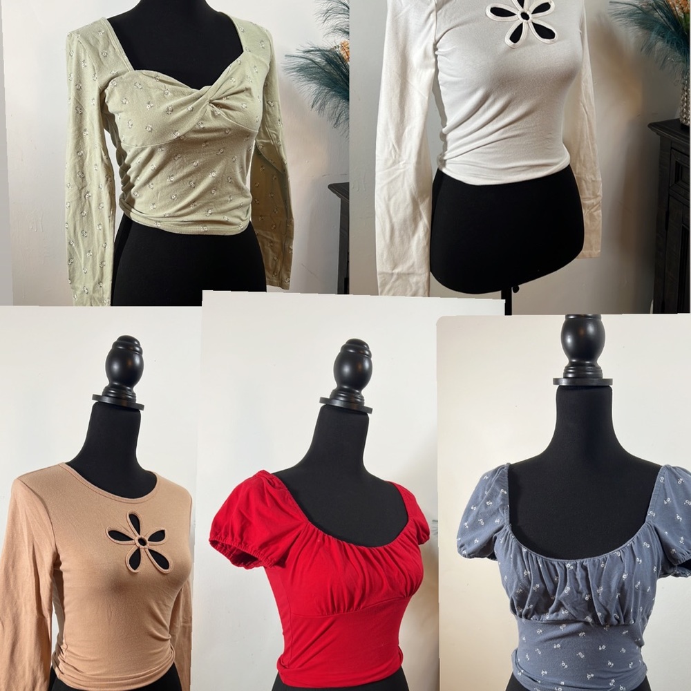 Bundle x5 Hollister Tops
